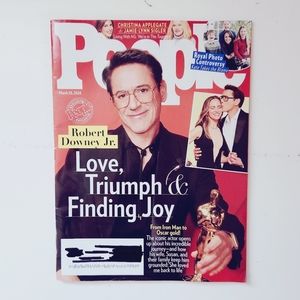 🍭7/$15 People Magazine March 2024 Robert Downey Jr